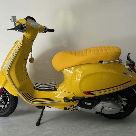 Yên 2 Tầng Vespa Cao Cấp _ Màu vàng _ VESPA-V13-YELLOW