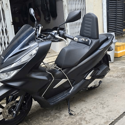 Yên Xe Tựa Lưng Cho Honda PCX ĐEN _ PCX-TL03-BLACK