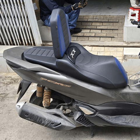Yên Xe Tựa Lưng Cho Honda PCX – Đen-Dương _ PCX-TL03-BLUE