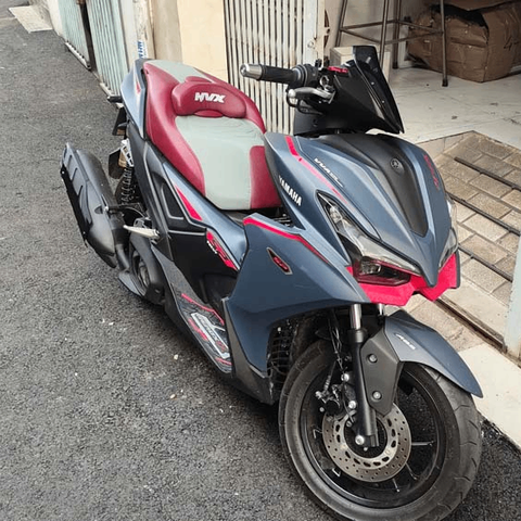 Yên Độ Yamaha NVX Cao Cấp Đỏ Đen  _ NVX-G06-RED