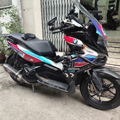 Yên xe Air Blade kiểu dáng thể thao _ AB-G06-BLACK