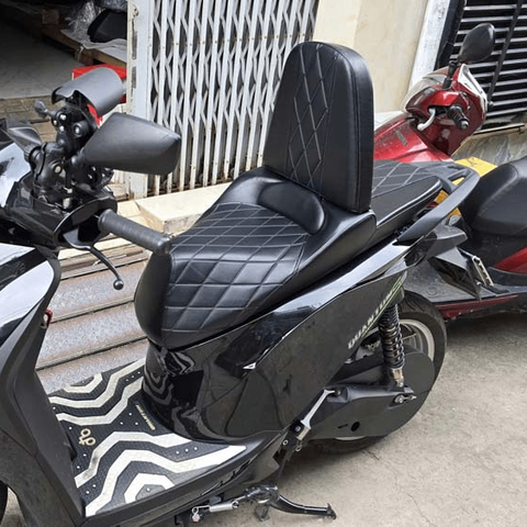Yên Xe Tựa Lưng Cho DatBike Quantum Đen _ QUANTUM-TL03-BLACK
