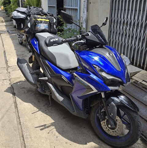 Yên Độ Yamaha NVX Cao Cấp Đen Xám _ NVX-G06-GREY