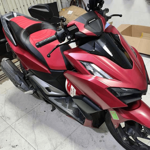 Yên Độ Honda Vario _ Đỏ Đen _ Gờ thể thao _ VARIO-G12-RED