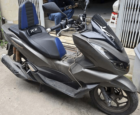 Yên Xe Tựa Lưng Cho Honda PCX – Đen-Dương _ PCX-TL03-BLUE