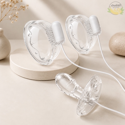 Bộ 3 Máy Massage Ngực Bướm Giải Tỏa Sinh Lý Nữ