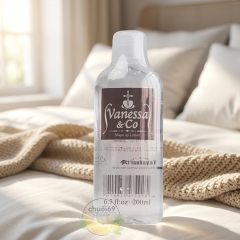 Gel Bôi Trơn Vanessa & Co Nhật Bản 200ML (Gốc Nước An Toàn, Khắc Phục Khô Rát & Không Màu Không Mùi)