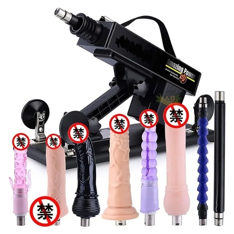 Dương Vật Giả Súng Máy Amazing Power 8 Đầu Đa Năng
