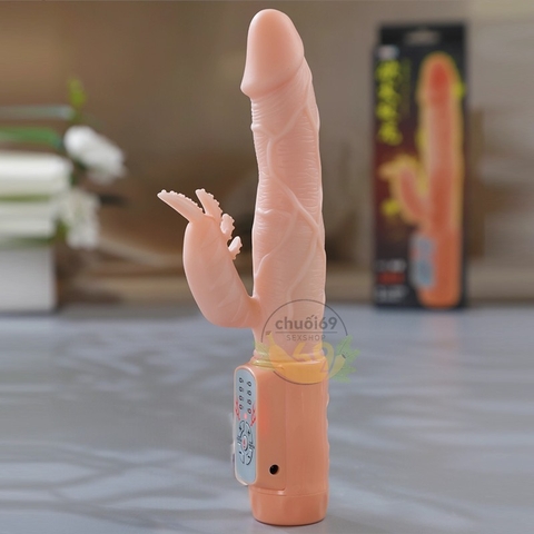 Dương Vật Giả Tỏa Nhiệt Lybaile Size Nhỏ Dildo Rung Ngoáy Kích Thích Kép Cho Phụ Nữ Việt
