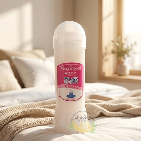 Gel Bôi Trơn Tinh Trùng Xunzlan 300ml Cao Cấp (Mô Phỏng Chân Thực, Siêu Trơn Mịn & Thiết Kế Vòi Xịt Tiện Lợi)