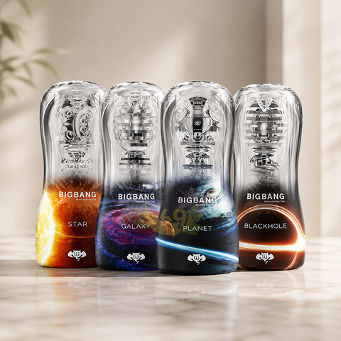 Cốc Thủ Dâm Trong Suốt Big Bang Lulubie (Chất Liệu Silicone Cao Cấp & Van Thông Hơi Airhole Kích Thích)