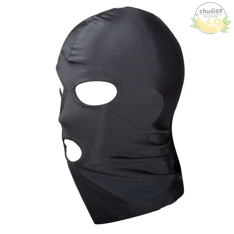Mặt Nạ Trùm Đầu 3 Lỗ Ninja Cosplay Phong Cách BDSM Bí Ẩn Co Giãn 4 Chiều