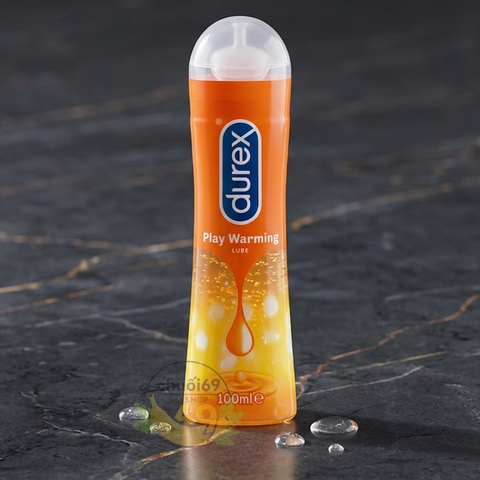 Gel Bôi Trơn Durex Play Warming 100ml (Gốc Nước Cấp Ẩm, Tăng Nhiệt Làm Ấm Nóng Bỏng & An Toàn Tuyệt Đối)
