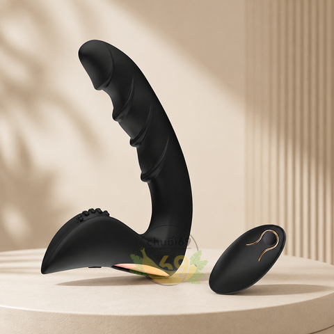Plug Rung Massage Hai Lõi Rung Đa Tần Số Điều Khiển Từ Xa (Động Cơ Kép Siêu Mạnh, 10 Chế Độ Rung & Sạc Tích Điện USB)