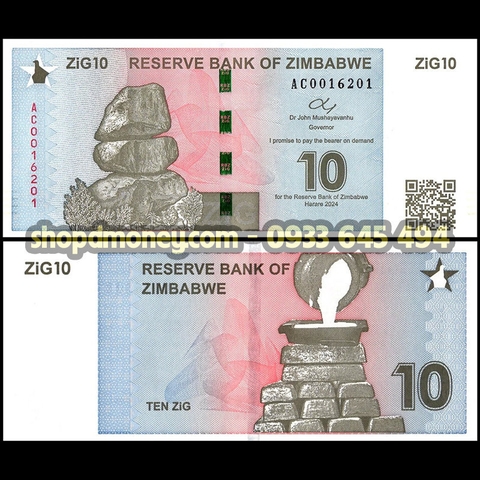 10 zig Zimbabwe 2024