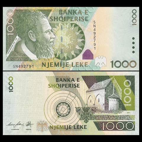 1000 leke Albania 2011