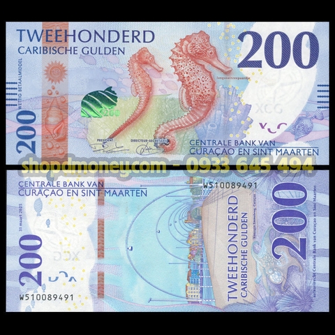 200 gulden Curacao and Sint Maarten 2025