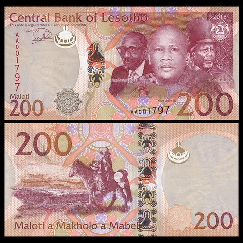 200 maloti Lesotho 2015