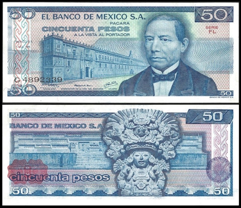 50 pesos Mexico 1978