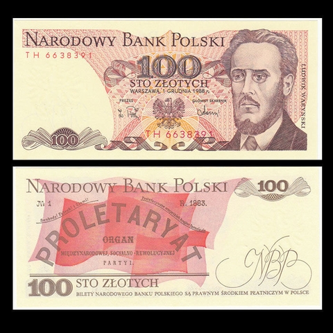 100 zlotych Poland 1988