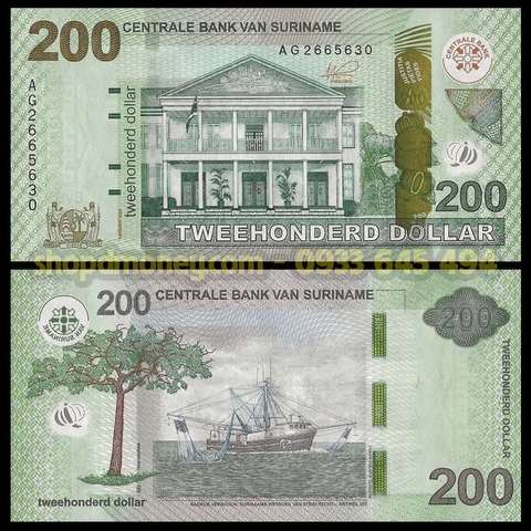 200 dollars Suriname 2024