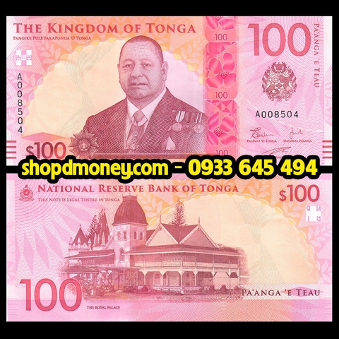 100 paanga Tonga 2023
