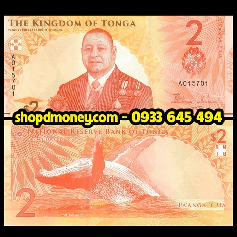 2 paanga Tonga 2023