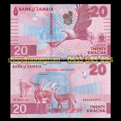 20 kwacha Zambia 2025