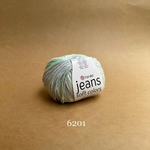 Len Jeans Soft Colors nhập khẩu từ Yarnart, đan móc áo, váy, đan móc thú