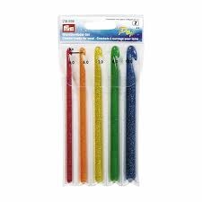 Bộ kim móc len Pop 5 size từ 5.0-10.0mm bằng nhựa (1 Set/5 cái), nhập từ Prym