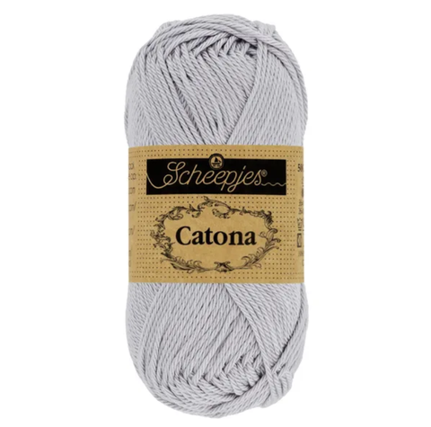Sợi cotton Catona 50g - Scheepjes, đan móc áo, nón, búp bê