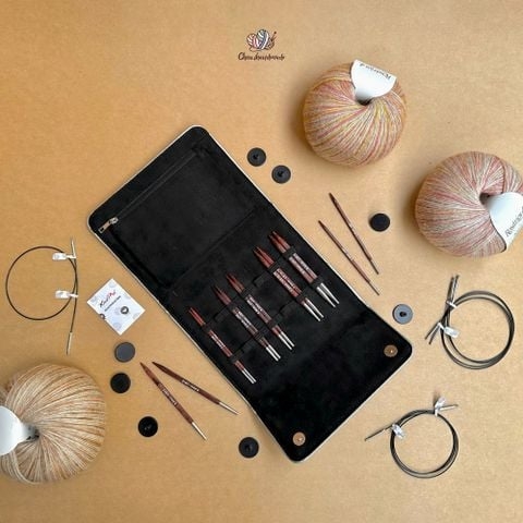 Bộ kim đan gỗ Symfonie Cubics 5inch - Knitpro