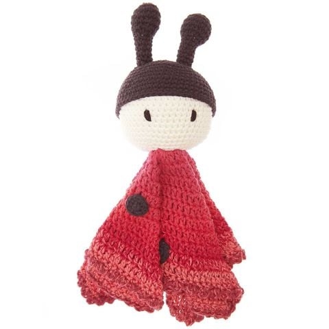 Bộ Ricorumi Crochet Kit - Baby Blankies - LadyBug nhập từ Rico Design