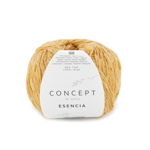 Sợi Esencia - Katia, 50g - 135m, dùng để đan móc áo, khăn