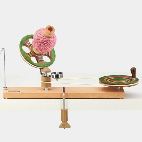Máy quay len bằng gỗ, nhập khẩu từ Knitpro