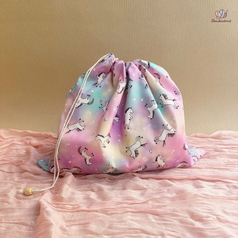 Túi Rút dùng để đựng len sợi, phụ kiện đan móc - Chou.ihandmade