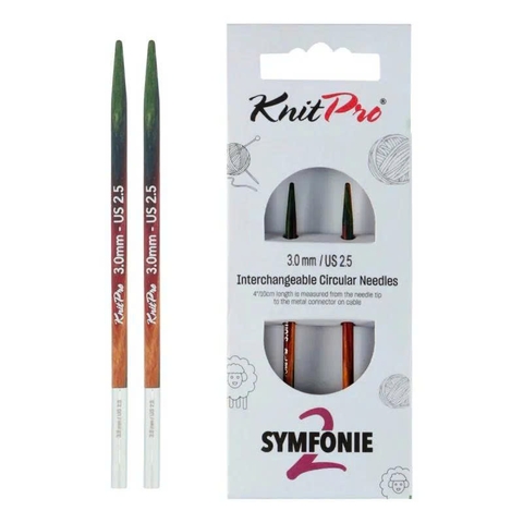 Cặp đầu kim đan rời gỗ Symfonie 2 dài 4inch - KnitPro