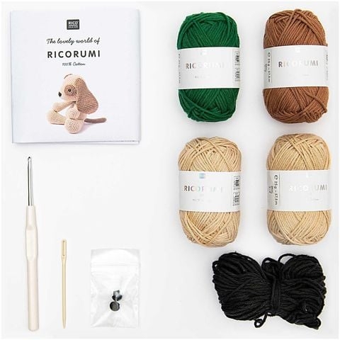Bộ set Kit móc thú Ricorumi DIY - Rico Design, móc hình thú