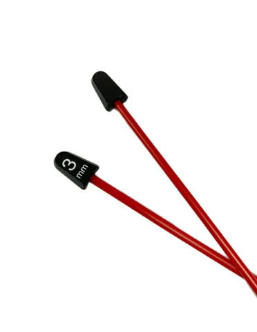 Cặp kim đan thẳng cho trẻ em dài 17cm bằng nhựa, nhập từ Prym