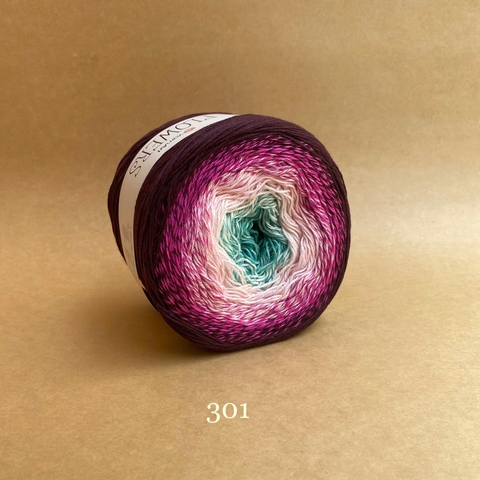 Len cotton cầu vồng Flowers - Yarnart - 250g dài 1000m