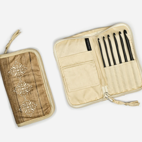 Bộ kim móc một đầu bằng gỗ mun Radiance, Lantern Moon nhập từ KnitPro - Radiance Single Ended Crochet Hook Set
