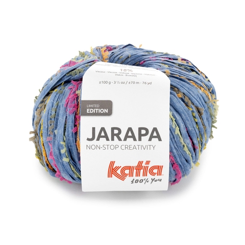 Sợi Jarapa - Katia, 100g - 70m, dùng để đan móc túi, giỏ, vỏ gối, ví