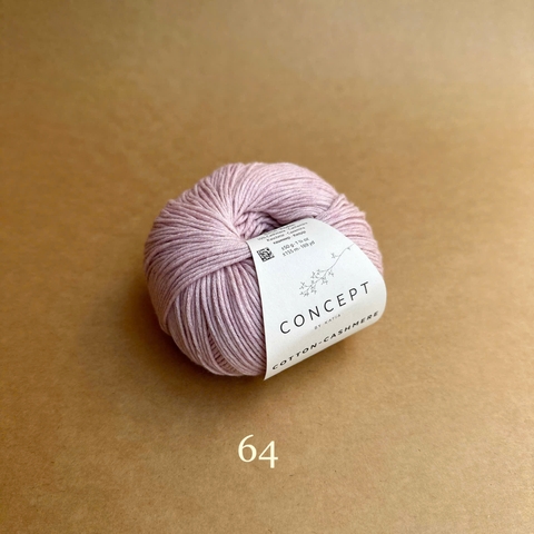 Sợi Cotton Cashmere - Katia, 50g - 155m, dùng để đan móc áo, khăn, nón