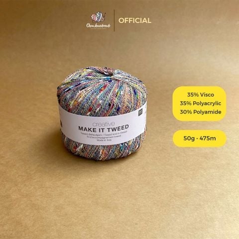 Sợi phẩy Creative Make It Tweed nhập từ Rico Design