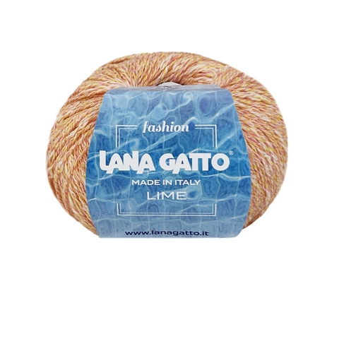 Sợi Lime, 50g - 165m, nhập từ Lana Gatto, đan móc áo, váy, khăn