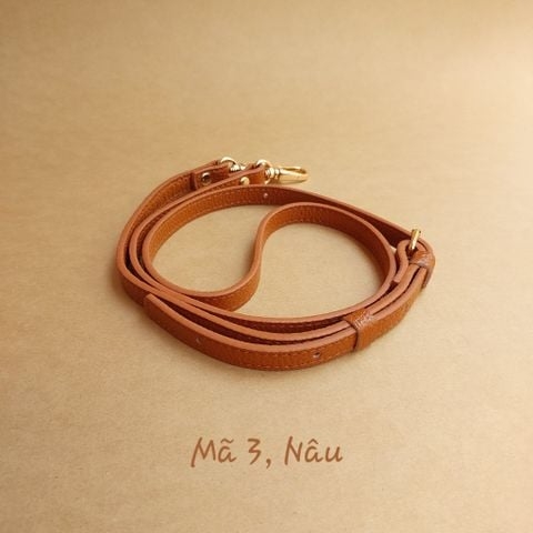 Dây đeo chéo PU có sơn cạnh 110cm, Chouihandmade
