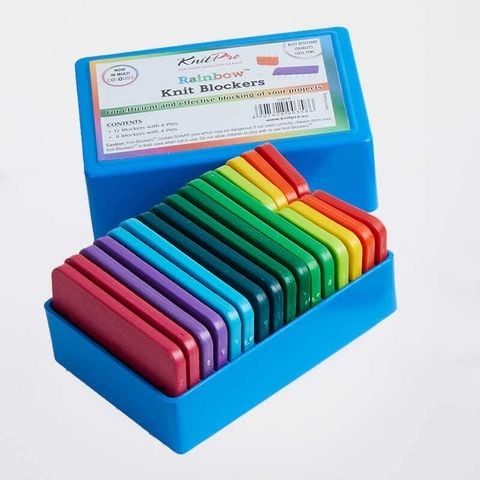 Bộ dụng cụ Blocker sản phẩm (Rainbow), 1 set/20 cái, nhập khẩu từ Knitpro
