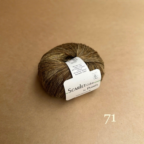 Sợi Scarlet Color, 50g - 150m, nhập từ Permin, dùng để đan móc áo, váy, khăn