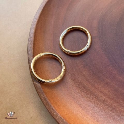 Khoen cài đóng mở, kim loại- Chou.ihandmade dùng cho túi, giỏ xách