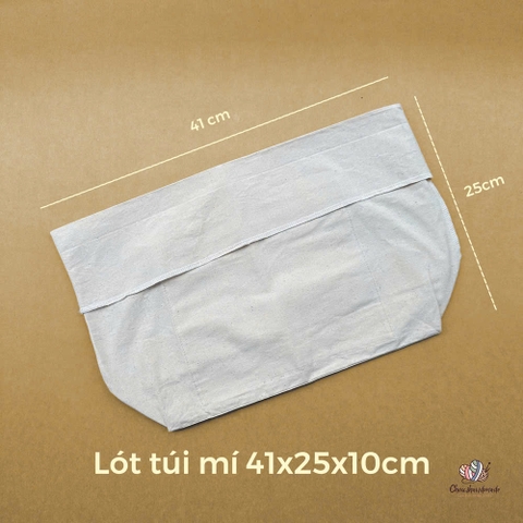Lót túi mí, chất liệu vải cotton, dùng cho túi, ví đan móc thủ công